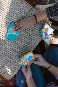 poker chips and cards on table