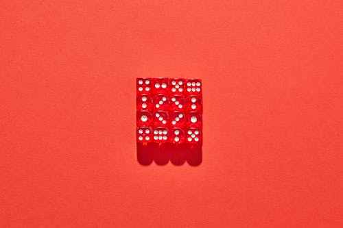 casino chips on table