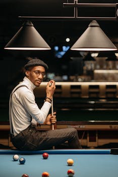 (Focused poker game)